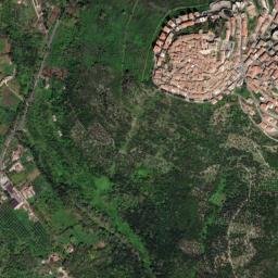 Maenza map(satellite map)