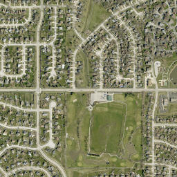 Frankfort Square map(satellite map)