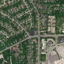 Cleveland Heights map(satellite map)