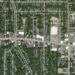South Euclid Ohio High Resolution Satellite Map
