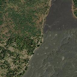 Satellite view of Yellowjacket Ice Cave