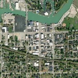 Port Clinton map(satellite map)