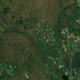 Satellite view of Hop Brook Golf Course
