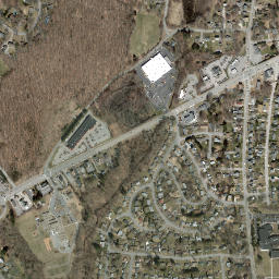 Backus Corner Connecticut High Resolution Satellite Map