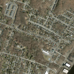 Thamesville Connecticut High Resolution Satellite Map
