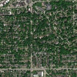 Euclid Heights Ohio High Resolution Satellite Map
