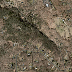 Roxbury Falls Connecticut High Resolution Satellite Map
