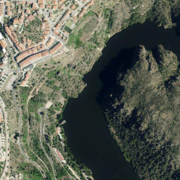 Miranda do Douro map(satellite map)