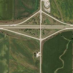 Interstate 80, Atlantic, IA 50022, USA High Resolution Satellite Map