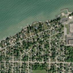Lake Breeze Ohio High Resolution Satellite Map