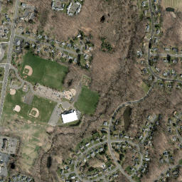 Strathmore Woods Connecticut High Resolution Satellite Map