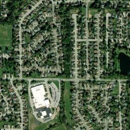 Schererville map(satellite map)