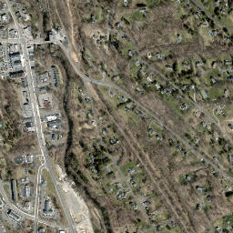 Brookfield Connecticut High Resolution Satellite Map
