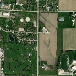 6th Avenue, Wellman, IA 52356, America High Resolution Satellite Map