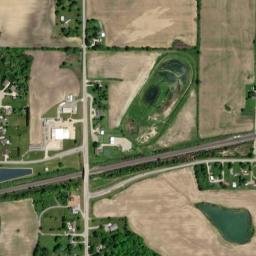 Durham Estates Ohio High Resolution Satellite Map