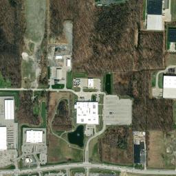 Satellite view of Avon Oaks Country Club