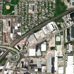 Birds Nest Ohio High Resolution Satellite Map