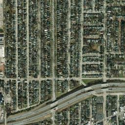 Cudell Ohio High Resolution Satellite Map