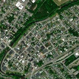 Olyphant map(satellite map)