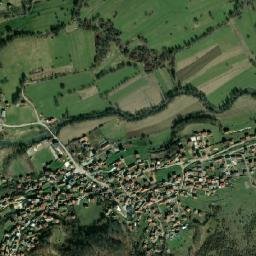 Lisičani map(satellite map)