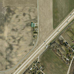 Bailey Ohio High Resolution Satellite Map