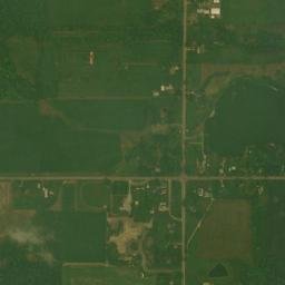 Gustavus Ohio High Resolution Satellite Map