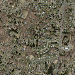 Ives Corner Connecticut High Resolution Satellite Map