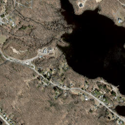 Oakdale Connecticut High Resolution Satellite Map
