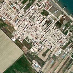 Zapponeta map(satellite map)