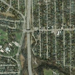 Karlin Ohio High Resolution Satellite Map