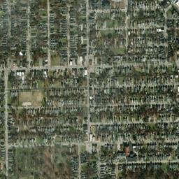 Slavic Village Ohio High Resolution Satellite Map