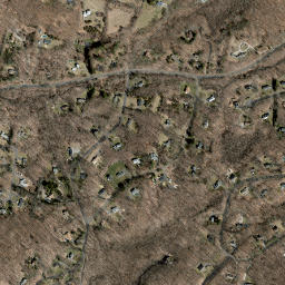 Bethany Wood Connecticut High Resolution Satellite Map