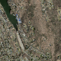 Lattins Landing Connecticut High Resolution Satellite Map