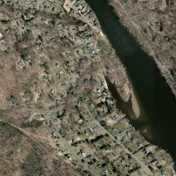 Shady Rest Connecticut High Resolution Satellite Map