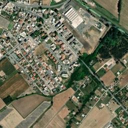 Borgo San Michele map(satellite map)