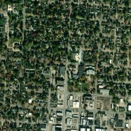 544 North Park Avenue Fremont NE High Resolution Satellite Map