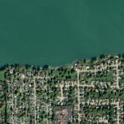 Elberta Beach Ohio High Resolution Satellite Map