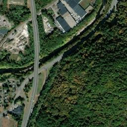 Pine Bridge Connecticut High Resolution Satellite Map