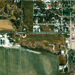 305 North Broadway Street Arnold NE High Resolution Satellite Map