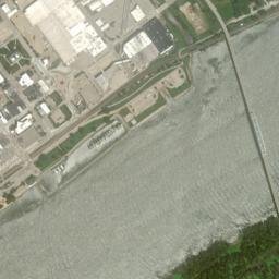 Muscatine map(satellite map)