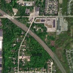 North Solon Ohio High Resolution Satellite Map