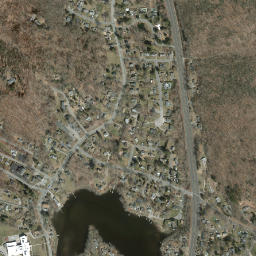 Quaker Hill Connecticut High Resolution Satellite Map