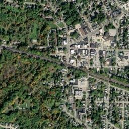 Amherst map(satellite map)