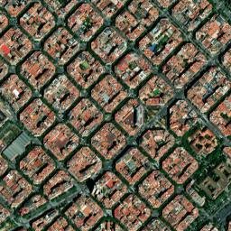Barcelona map(satellite map)