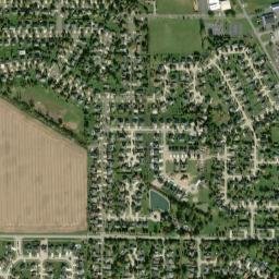 Quail Hollow Ohio High Resolution Satellite Map