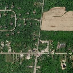 Auburn Corners Ohio High Resolution Satellite Map