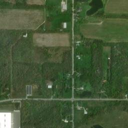 Popes Corners Ohio High Resolution Satellite Map