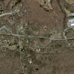 Burnetts Corner Connecticut High Resolution Satellite Map