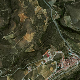 Santa Cruz de Grío map(satellite map)