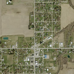 McClure Ohio High Resolution Satellite Map